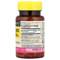 Mason Natural Hyaluronic Acid, 100 mg, 30 Capsules