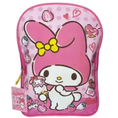 Hello Kitty My Melody 15" Pink School Backpack for Girls