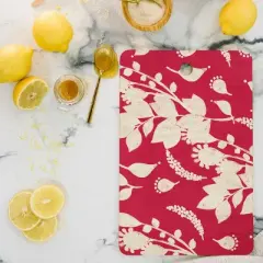 Viviana Gonzalez Floral Magenta vibes Rectangle Cutting Board - Deny Designs