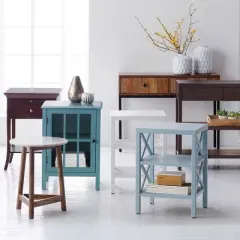 Lanham Marble Top Side Table Brown - Threshold&trade;