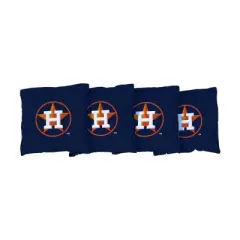 MLB Houston Astros Corn-Filled Cornhole Bags Navy Blue - 4pk
