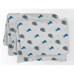 NFL Detroit Lions Small X Queen Sheet Set