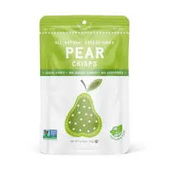 Nature's Turn Freeze-Dried Fruit Snacks - Pear Crisps -  No Sugar Added, Non GMO, Gluten Free, Nothing Artificial - 15g (.53oz) - 6-PACK