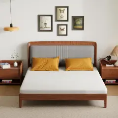 FDW 5 Inch Gel Memory Foam Mattress,Gel Infused Mattress CertiPUR-US Certified,Bed-in-a-Box with Non-Slip Bottom,Fiberglass Free