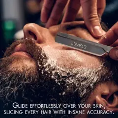 L3 - Level 3 Turkish Razor - Rust Free Straight Edge Razor (Red)