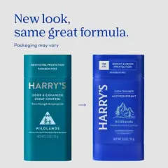Harry's Wildlands Extra-Strength Solid Antiperspirant Stick for Men Woodsy Scent - 2.5oz