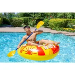 Poolmaster 45" Convertible Oars and Boat Paddles for Swimming Pool or Lake - Yellow