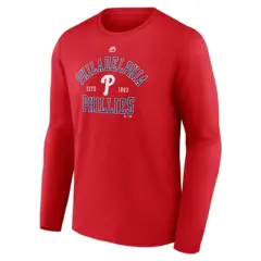 MLB Philadelphia Phillies Men's Long Sleeve Core T-Shirt