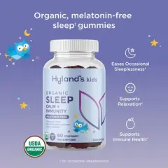 Hyland's Naturals Kids' Organic Sleep Calm + Immunity Melatonin-Free Gummies - 60ct