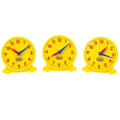 Didax 5" Student Clocks, Set of 6