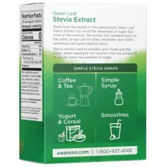 Swanson Green Leaf Stevia Extract Blended with Other Ingredients