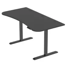 Monoprice Pre-Drilled 3-piece Sit-Stand Desk Table Top 63 Inches Wide - Black, Custom Sized For Motorized And Manual Crank Height Adjustable Desk