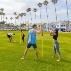 GoSports Tipsy Toss Flying Disc Bottle Drop Yard Game - 6pc