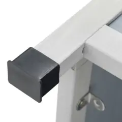 Resenkos Wooden Rabbit Hutch With Lock & Roof, Pet Home For Rabbits, Guinea Pigs, Cats, Chicks, Gray With Colorful Patterns