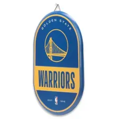 NBA Golden State Warriors Embossed Metal Pill Wall Sign