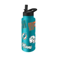 NFL Miami Dolphins Dreamweave Quencher Bottle - 34oz