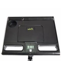 Stamina Products 85-2221 Wirk Ride Exercise Stationary Bike Office Workstation and Standing Desk with Digital Monitor and Device Prop