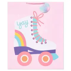 Roller Skate Kids' Gift Bag - Spritz&trade;: Large Multicolored Paper Bag for All Occasions, 19.25" x 16" x 10"