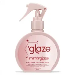 Glaze MirrorGlaze 4-in-1 Super Sleek Anti-Frizz Shine Spray with Heat Protector - 6.4 fl oz