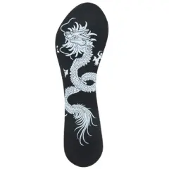 Natori Dragon Print Full Foot Cushion Black One Size Fits Most