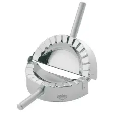 Kuchenprofi Ravioli, Pierogi, and Dumpling Press, Stainless Steel, 4.75-Inch