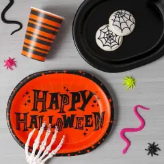 Happy Halloween Disposable Oval Plates 12" - 10ct - Hyde and EEK! Boutique&trade;