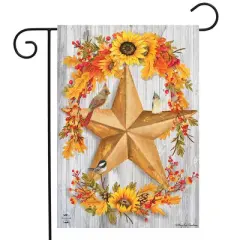 Briarwood Lane Garden Flag 12x18 For Outdoor Rustic Fall Barnstar For Fall Garden Flag Flags For Outside