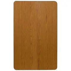 Flash Furniture 30''W x 48''L Rectangular Thermal Laminate Activity Table - Height Adjustable Short Legs