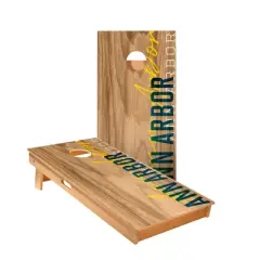 Skips Garage Ann Arbor Gameday Cornhole Boards - ACA Star Series