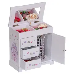 Mele & Co. Adalyn Girls' Musical Ballerina Jewelry Box - Purple