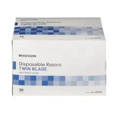 McKesson Twin Blade Disposable Razor for Men or Women