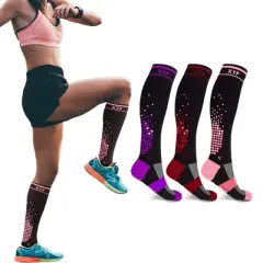 Extreme Fit XTF High-Intensity Run+ Sports Knee-High Compression Socks - 3 Pair