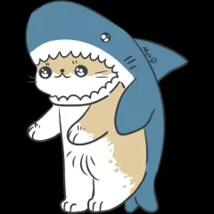 Women's Design By Humans cat shark By Mob0 Racerback Tank Top