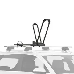 Yakima HighRoad Rooftop Upright Bike Mount with TorqueRight Knob and Tray for Bicycle, Car, Sports and Outdoor Use, Black