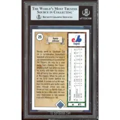 Randy Johnson Rookie Card 1989 Upper Deck #25 BGS 9 (9.5 9 9 9)