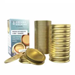 Tecnocap Anchor Hocking Regular Mouth Canning Lids and Bands 12 pk (Case of 10)