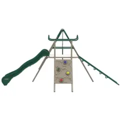 Lifetime Playset Climb and Slide Swing Set - Earthtone