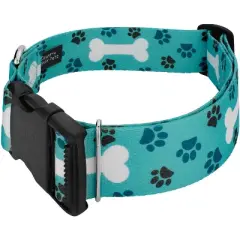 Country Brook Petz HossFit Jr Wide Deluxe Dog Collar - Dog's Life Collection