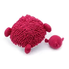 TriAction Toys Les Delingos Ptipotos Mom and Baby Puffer Fish | Red