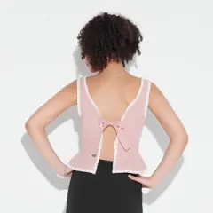 Women's Game Day Tie Back Peplum Top - Wild Fable&trade;