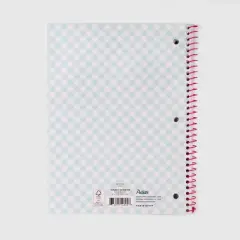 Pulsar Eco Products Notebook Green Check Tufted Patch, School Supplies