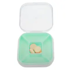 Unique Bargains 5 Grid Portable Pill Case 1 Pc