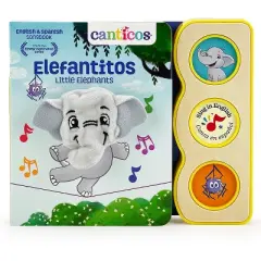 Canticos Elefantitos / Little Elephants (Bilingual) - by  Susie Jaramillo (Board Book)