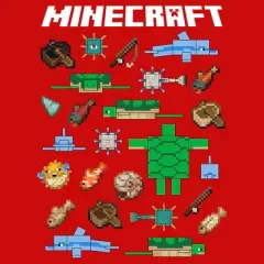 Boy's Minecraft Fish and Mobs T-Shirt