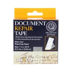 Lineco Document Repair Tape, 1 In. X 35 Ft.