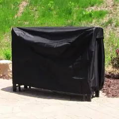 Sunnydaze Outdoor Weather-Resistant Heavy-Duty Durable Polyester with PVC Backing Firewood Log Rack Cover