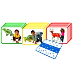 Roylco Body Poetry: Animal Action Cards - Set of 16