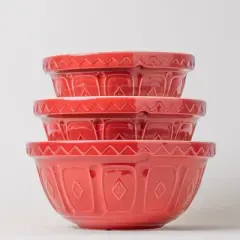 Mason Cash Color Mix Red Size 18 Mixing Bowl, 2.85 Quart