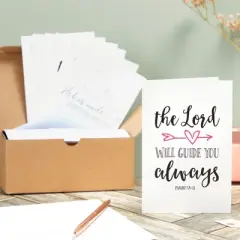 Best Paper Greetings 48 Pack Christian Greeting Cards with Envelopes, Inspirational Cards with Bible Verses for Encouragement, Motivation (4x6 In)