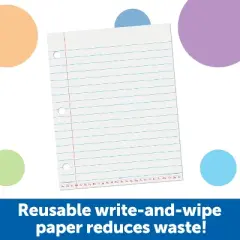 Learning Resources Magnetic Notebook Paper, 22"L x 28"H